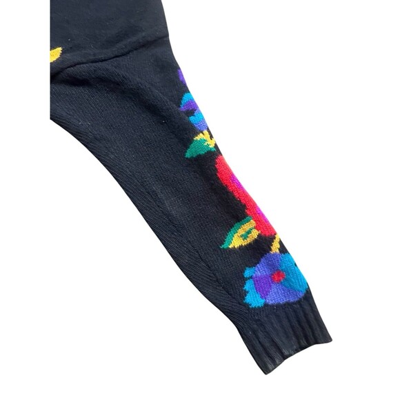 Vtg RAFAELLA ANGORA Sweater Cardigan Granny Core BRIGHT Colors SOFT Sz M - Picture 16 of 16